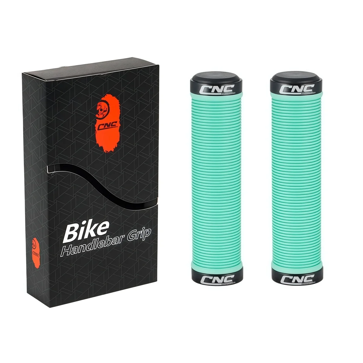 SUNTNUR Premium MTB / BMX Bike Grips - Non-Slip Shock Absorbing Rubber Handlebar Grips (Black Red Green Yellow Cyan) view 5