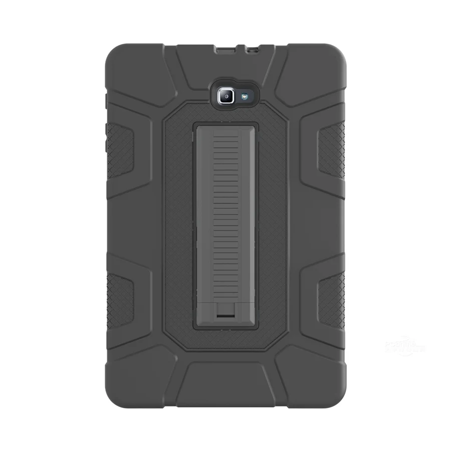 New Armor Case For Samsung Galaxy Tab A A6 10.1 2016 T580 T585 SM-T580 SM-T585C Silicone Rubber Shockproof Tablet Case+Film+Pen