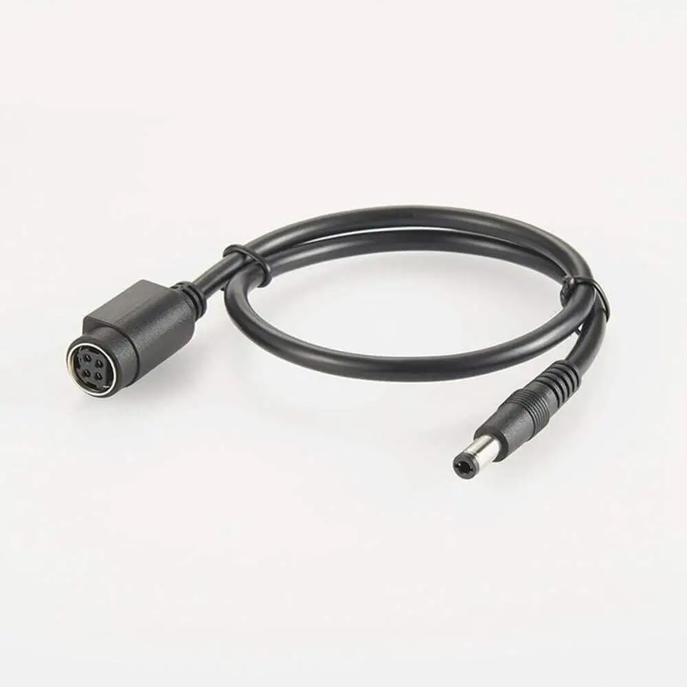  Din 4 Pin Female to 5.5 X 2.5mm Male Dc Power  Adapter Cable 1Meter