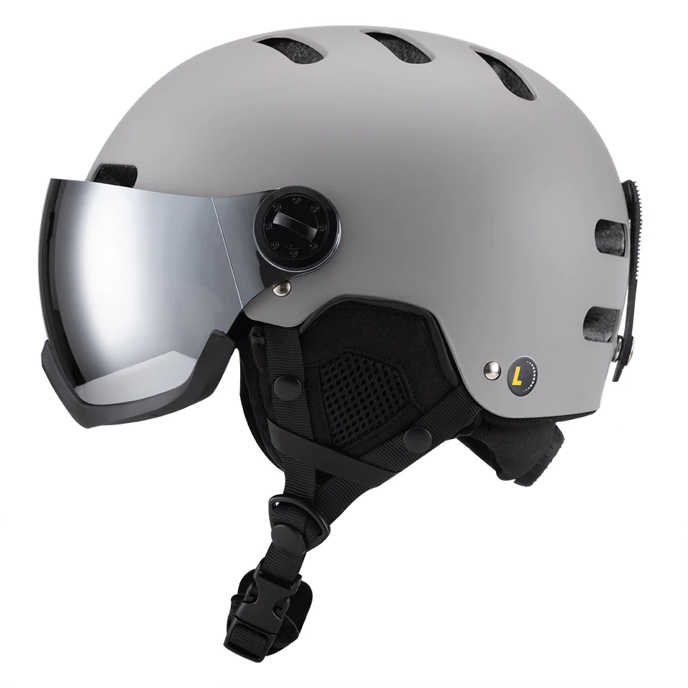 

Модные тенденции: Новый регулируемый шлем для катания на лыжах и сноуборде для взрослых и подростков с УФ-защитными очками