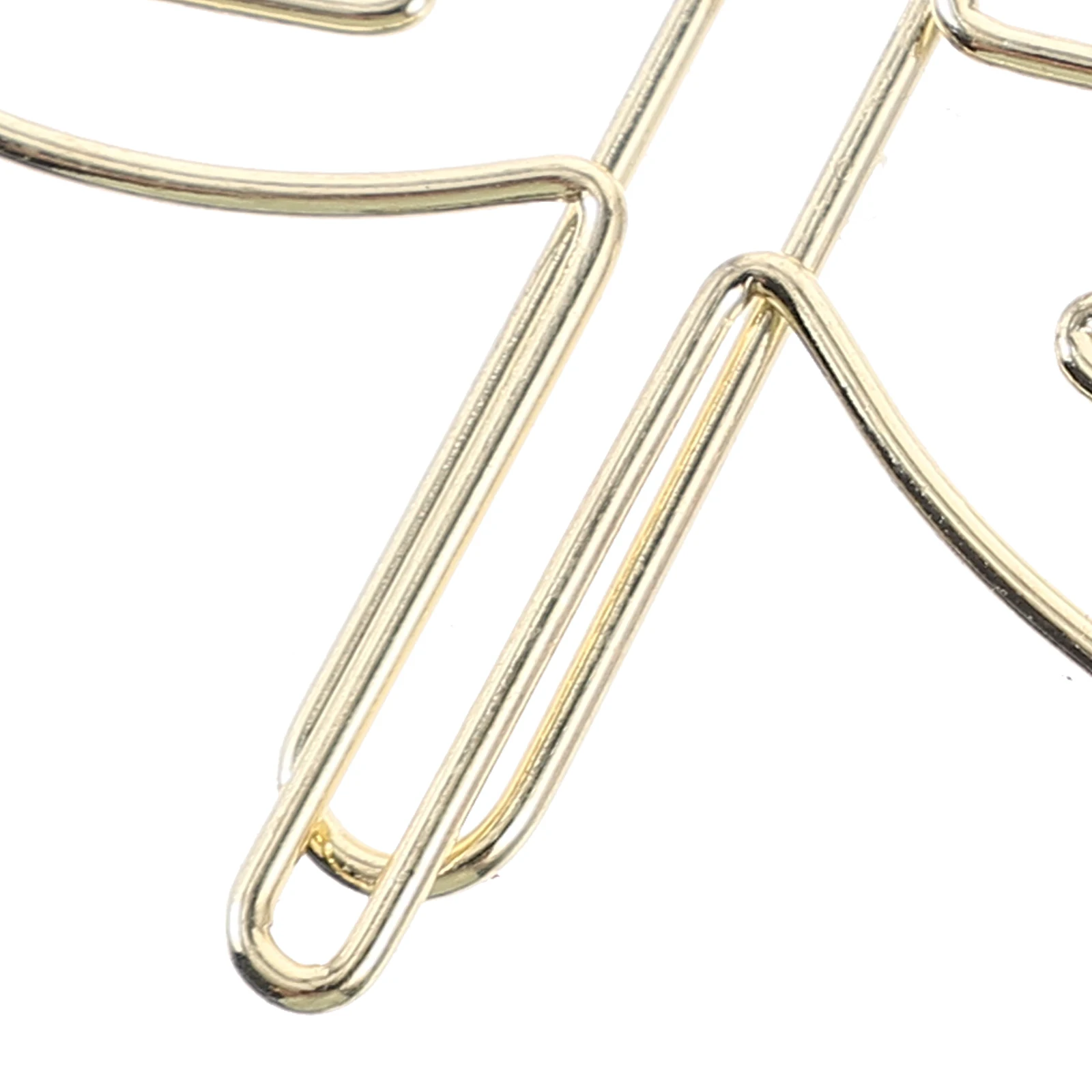 20Pcs Gold Bee Paper Clips Creative Metal Document Clips Small Office Paper Clamp Paperclips for Filing Notes Metal Paperclips