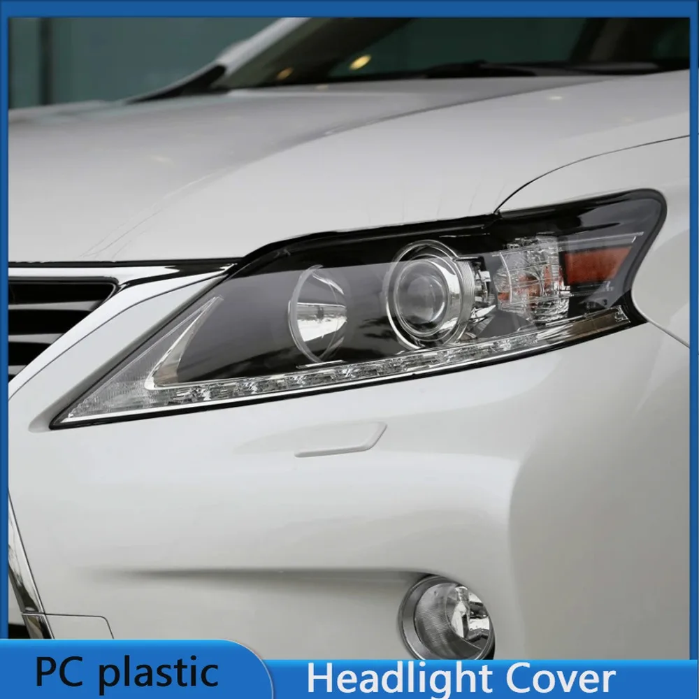 For Lexus RX RX270 RX350 RX450 2012-2014 Front Headlight Cover Transparent Lampshade Headlamp Lens Shell Body Kit Accessories
