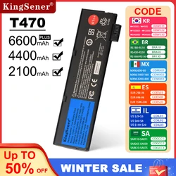 KingSener 10,8 V 6600 mAh Laptop-Akku für Lenovo ThinkPad T470 T480 T570 T580 P51S P52S 01AV427 01AV428 01AV423 SB10K97580 61++