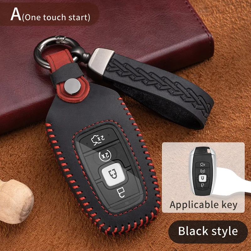 

New Car Key Cover Case Bag for Lincoln Continental MKC MKZ MKX Navigator Z Nautilus Aviator Corsair 2017 2018 2019 2022 Keychain