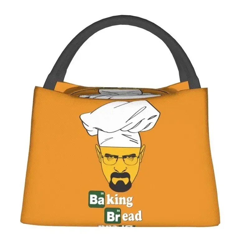 Humor  Walter White Cook Thermal Insulated Lunch Bags Portable Lunch Tote for Outdoor Camping Travel Meal Food Box