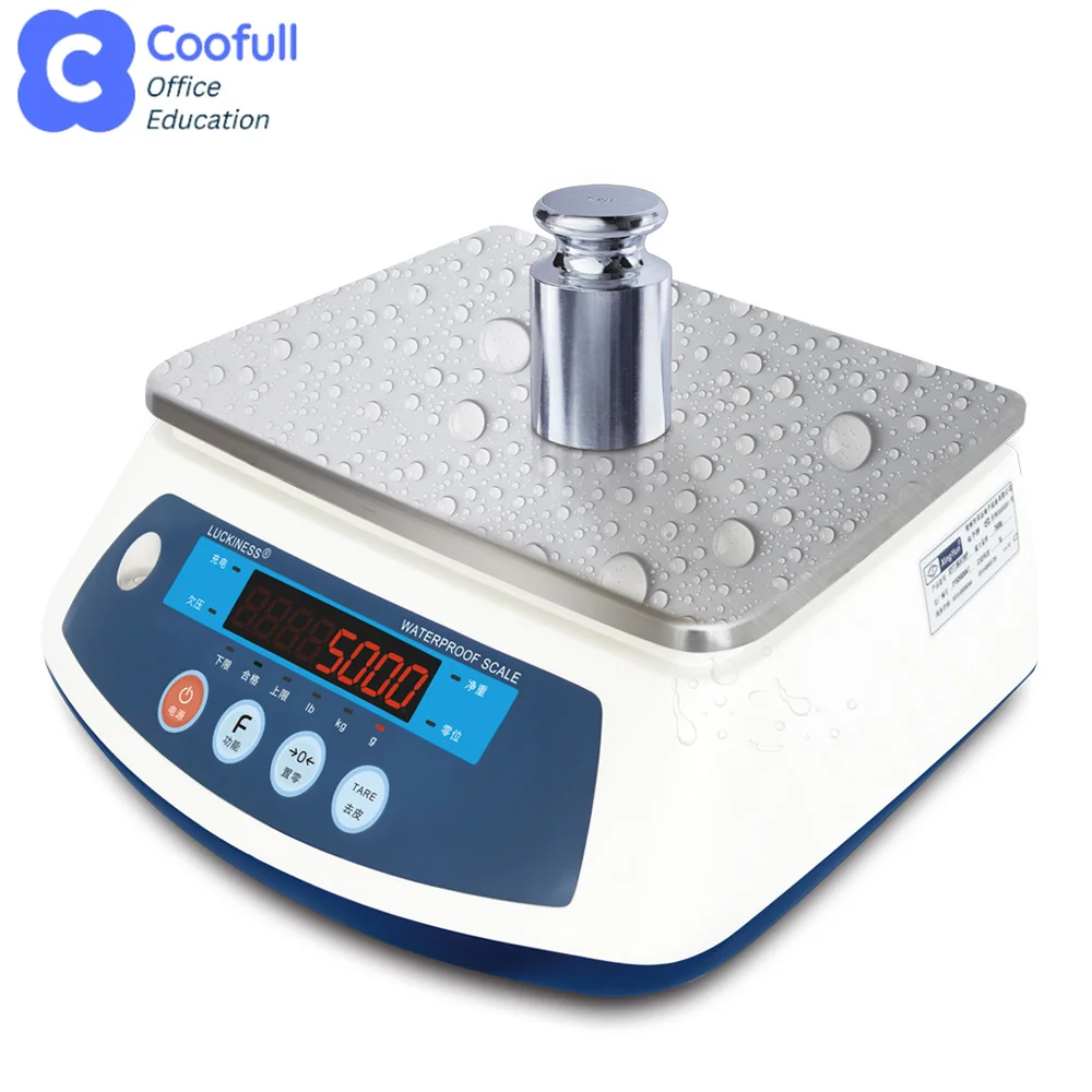 COOFULL  30kg All Seal Double Pan Water Proof Price Computing Balance Scale