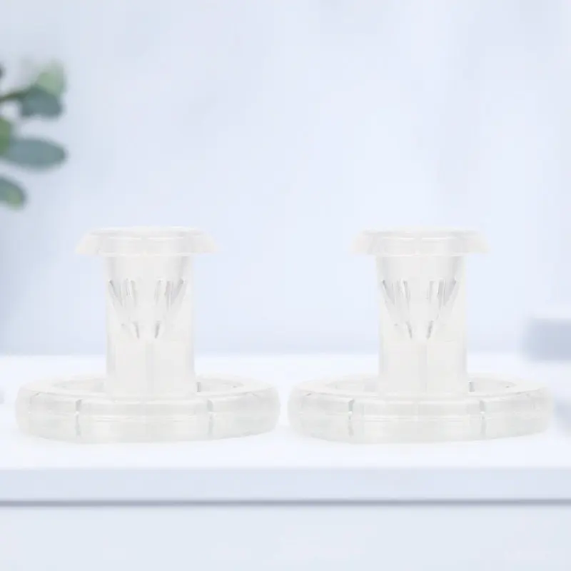 

2 шт. Прочные прозрачные пластиковые подставки для 3D-ручек, настольные безопасные держатели, совместимые с высокими температурами, незаменимый аксессуар для 3D-ручек