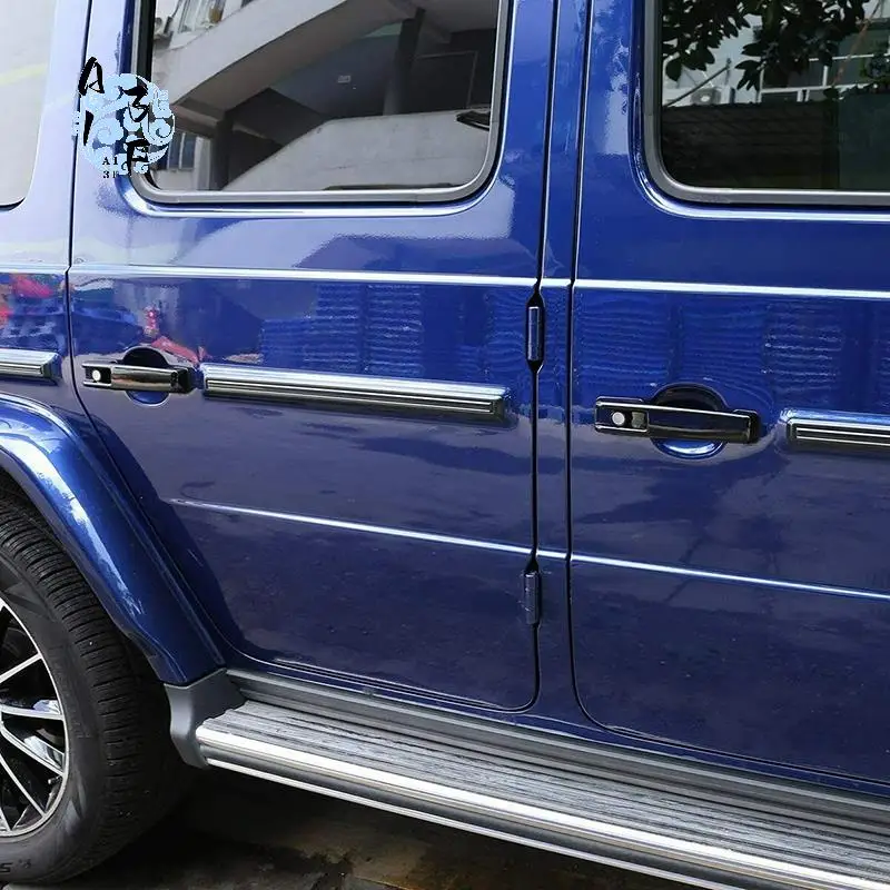 

A13F-Gloss Black Outside Exterior Door Handle Protector Cover Trim For Mercedes Benz G-Class W461 W463 G55 G63 G500 2001-2021
