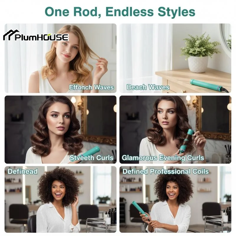 24V 130mm Extended Digital Perm Rods Waterproof Anti Shock Anti Fall Fast Heating Multiple Sizes For Salon Home Hair Styling