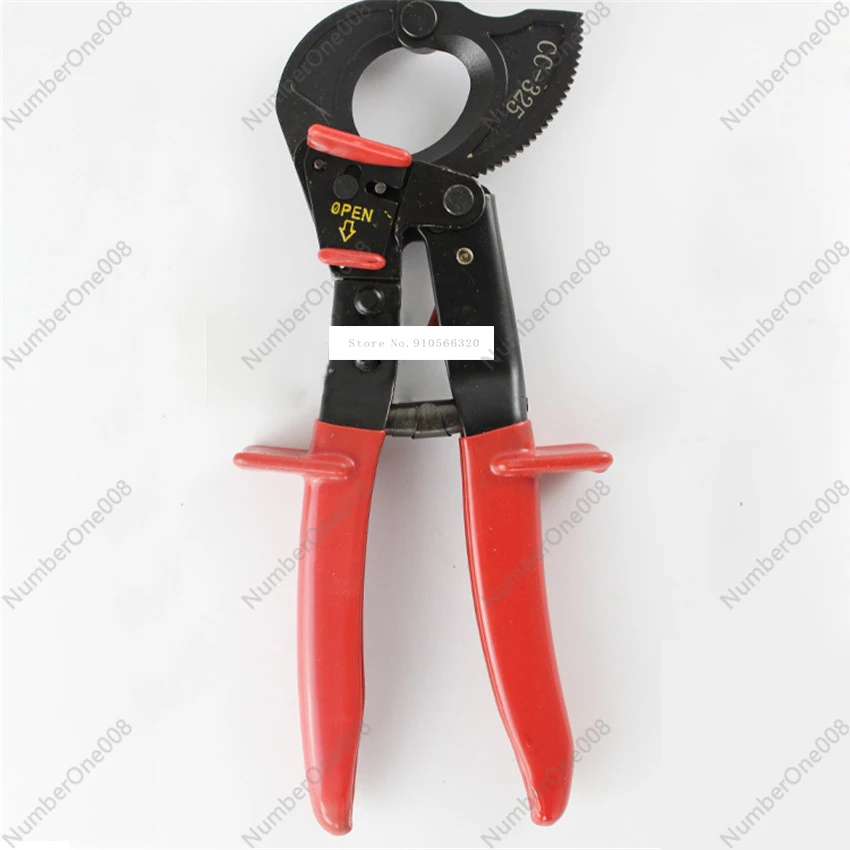 New Arrival CC-325 Ratchet Scissors within 240 Square mm Copper And Aluminum Wire Cutting Cable Cutters Manual Ratchet Scissors