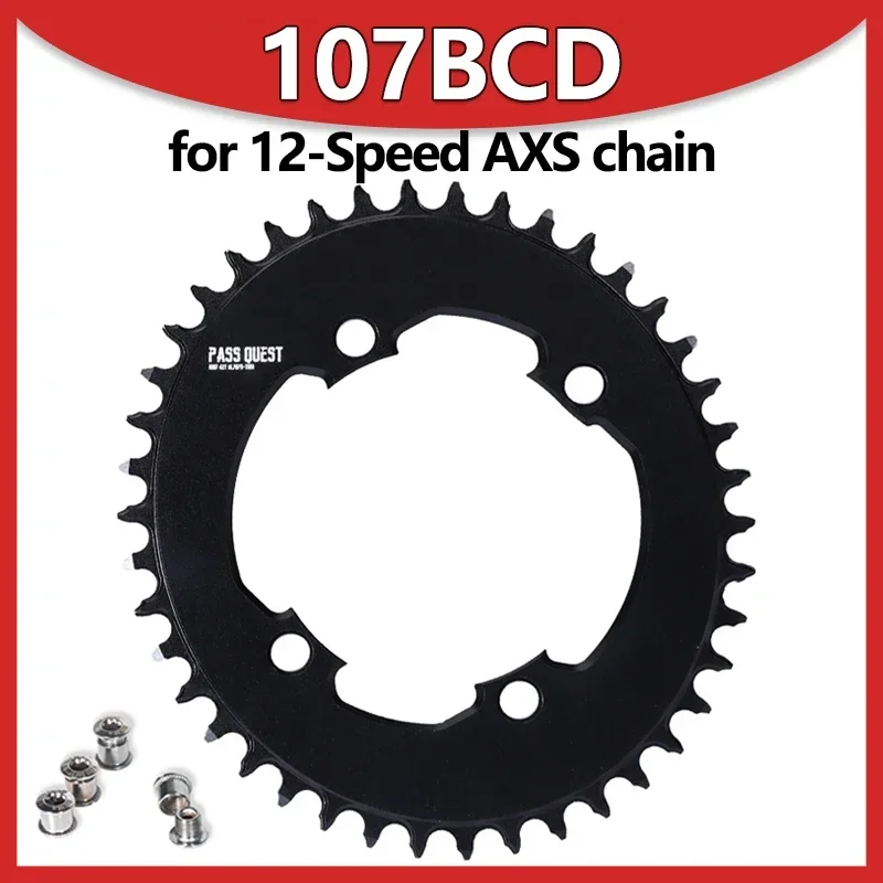 107bcd Chainring for SRAM RIVAL AXS 12S Oval MTB Chainring 36T 38T 40T 42T 44T 46T 48T 50T 52T 54T 56T 58T Bicycle Chainwheel