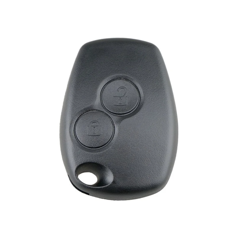 Carcasa de llave para Renault Megane Modus Espace Laguna Duster Logan DACIA Sandero Fluence Clio Kangoo, funda de mando a distancia con 2 botones