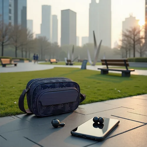 Bolso de hombro de PU con estampado Retro para hombre, bandolera informal a la moda, bolso para cámara de moda Horizontal, tamaño pequeño, novedad de 2026