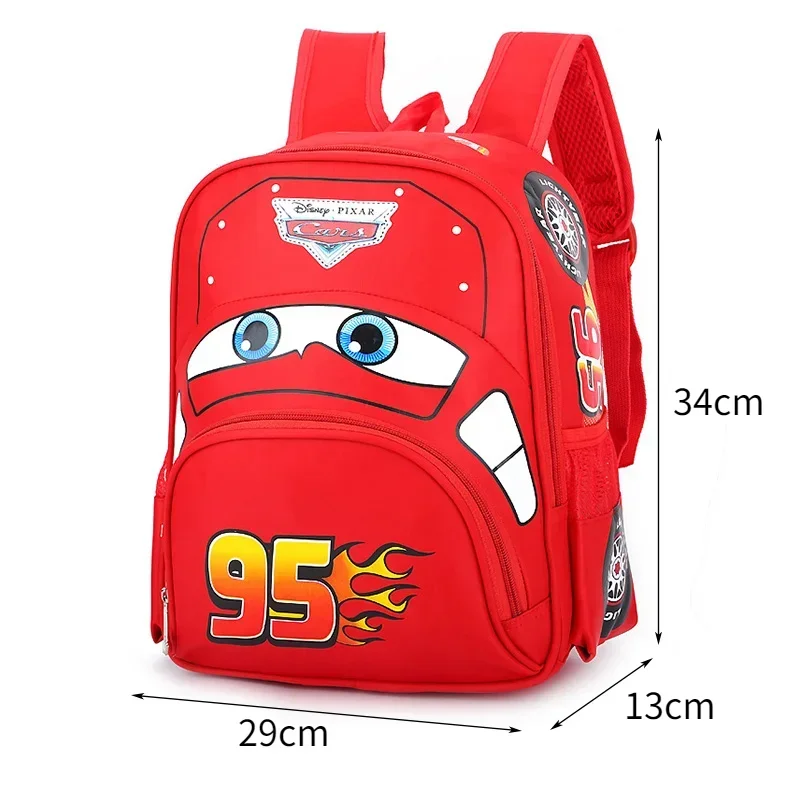 Disney Cars Cosplay Lightning McQueen 3D Mini Backpacks Children\'s Cartoon Stereo School Bag Fashion Kawaii Bags Kids Toys Gifts