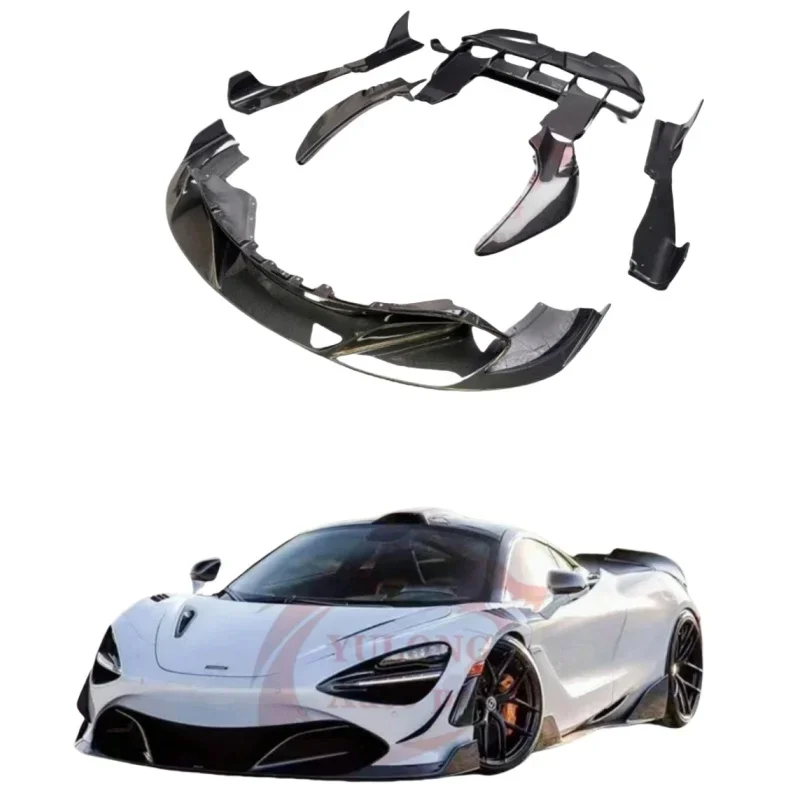 RYFT Style Dry  Carbon Fiber Body Kit Front Lip Spoiler Side Skirt rear Diffuser Fender For Mclaren 720S 2015-2018