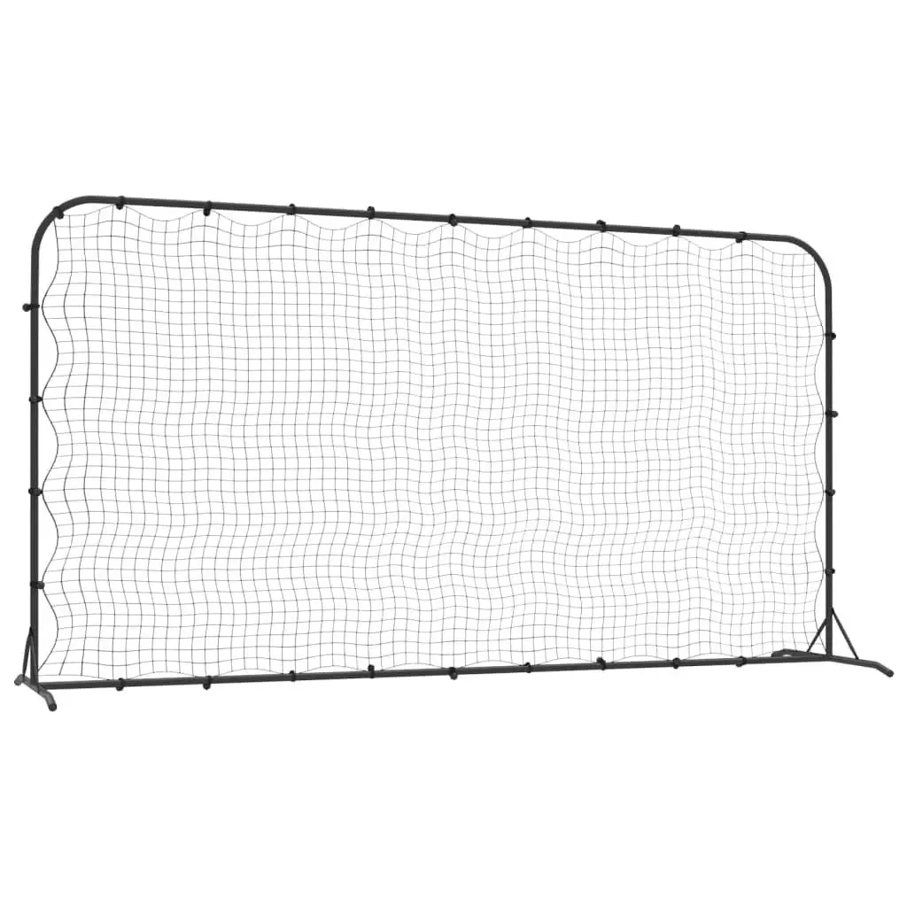 Football Rebounder Net - Adjustable 144x35cm HDPE Training Aid for Skill Development