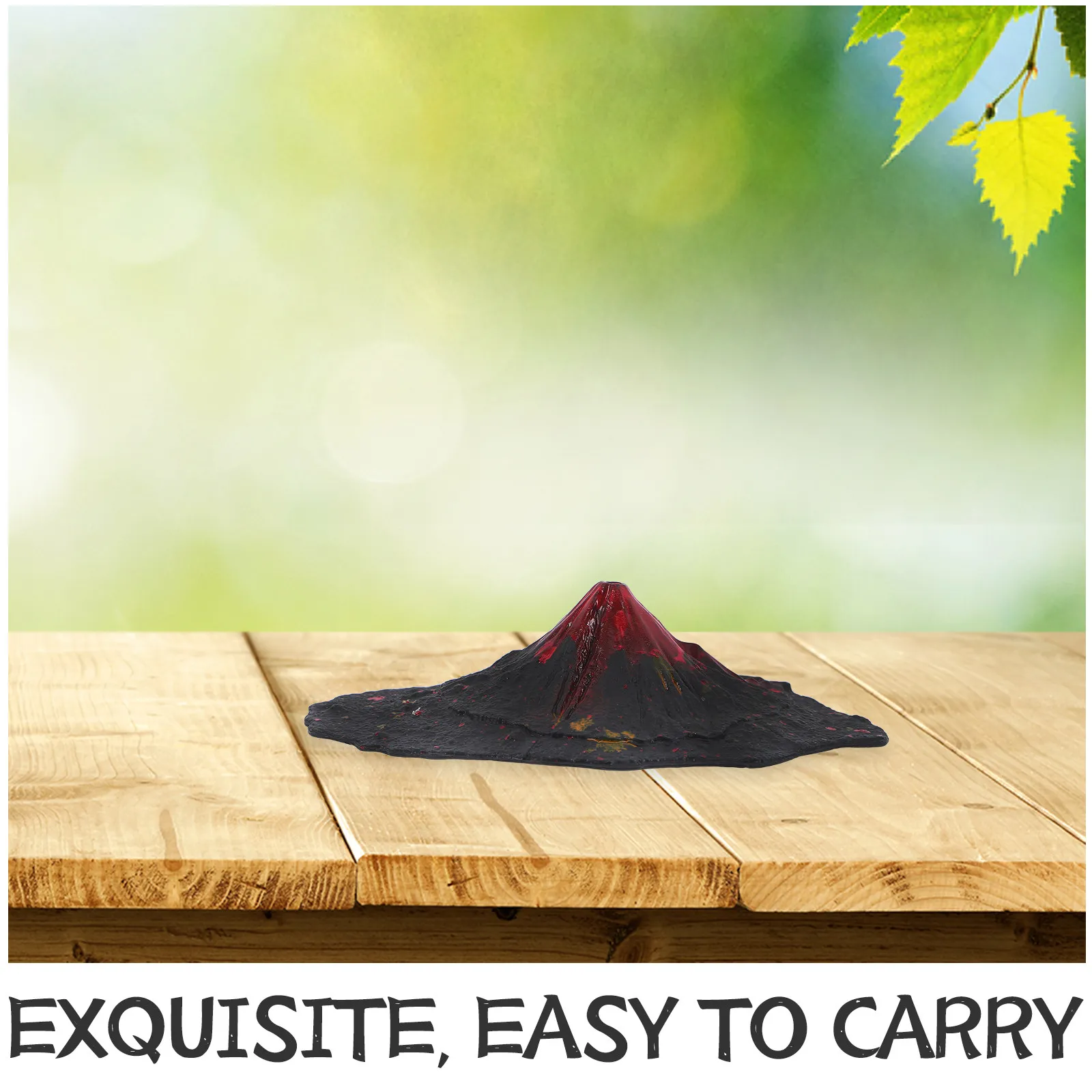 16Pcs Volcano Simulation Statue Plastic Mini Volcano Teaching Science Experiment Aquarium Bonsai Landscape Decoration
