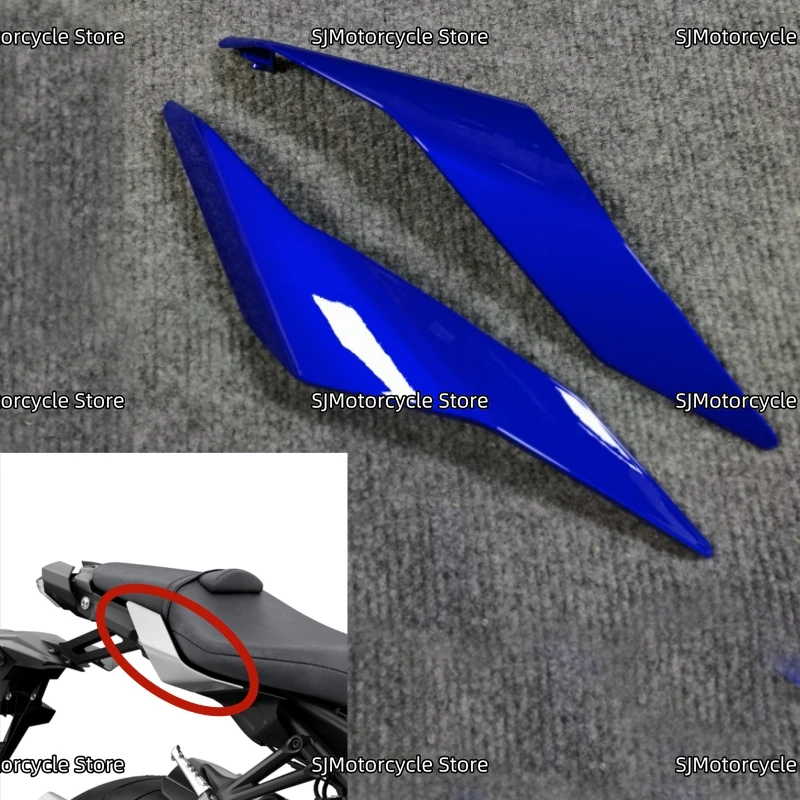 

Bright blue Motorcycle Rear Seat Side Fairing Cover Panel Fit For Yamaha MT-10 MT 10 MT10 FZ-10 FZ10 2016-2021