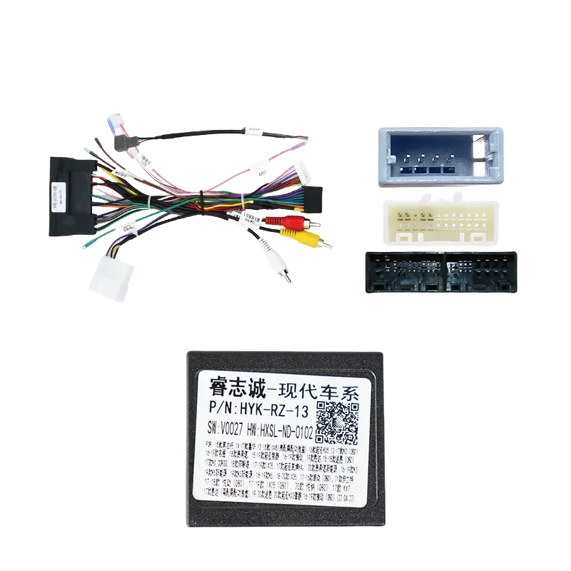 

Адаптер жгута проводов, 16-контактный разъем на 18-контактный 24-контактный разъем для Hyundai Kia Rio/K5/Soul, автомобильный кабель Android и Canbus