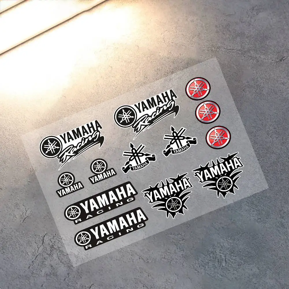 

Виниловая наклейка для мотоцикла YAMAHA, наклейки-декали с логотипом, эмблема на бак