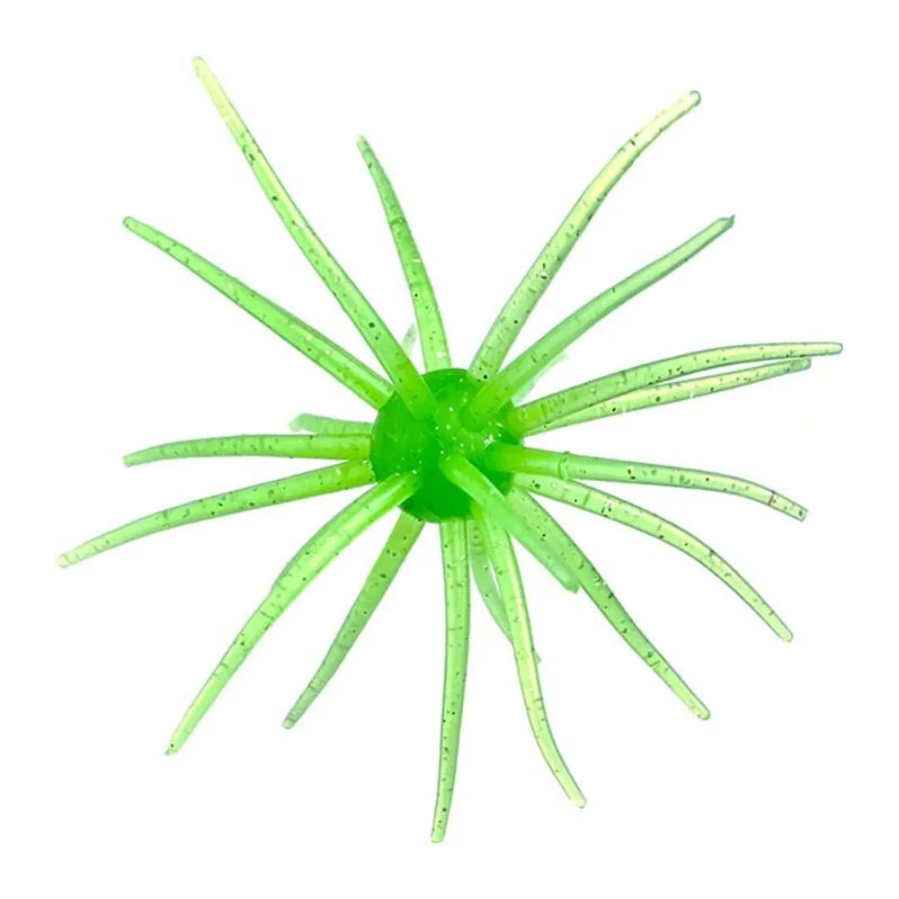 2PCS Dice Fishing Sea Urchin Lures 2.8g 8.7g Silicone Worm Silicone Worm Lure Artificial Tackle. Freshwater Bass