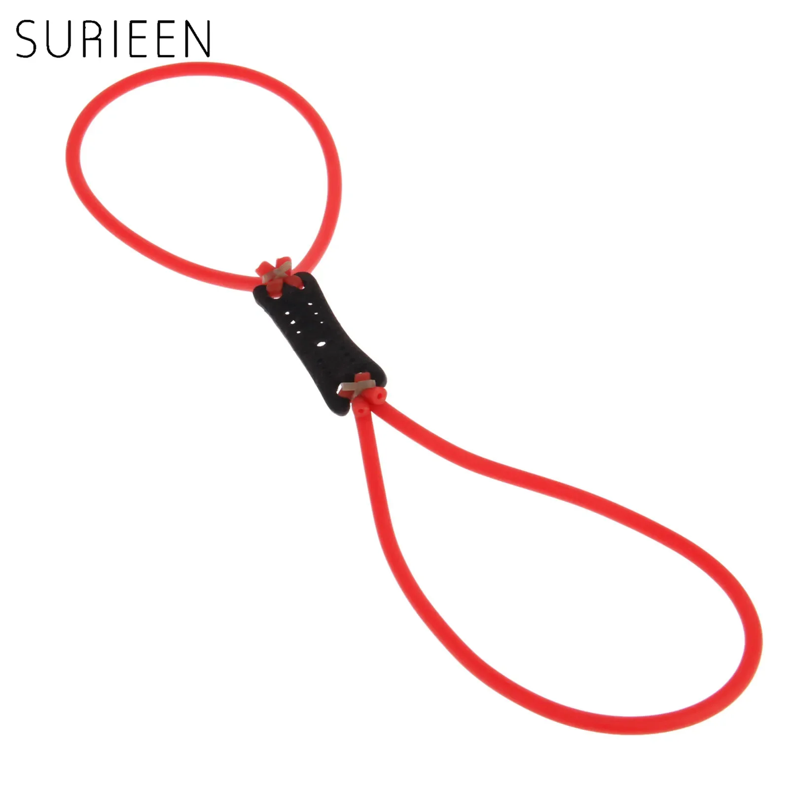 SURIEEN 4 Strips Slingshot Rubber Band Hunting Slingshots Elastic Replacement Part Catapult Practical Fitness Bungee Tube 1745