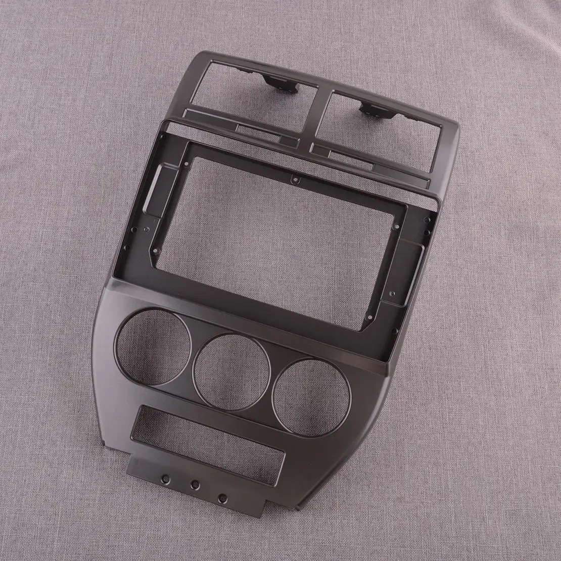 

Car Auto Front Interior Stereo Radio Fascia Dash Panel Frame Trim Fit for Jeep Compass Patriot 2007 2008 ABS