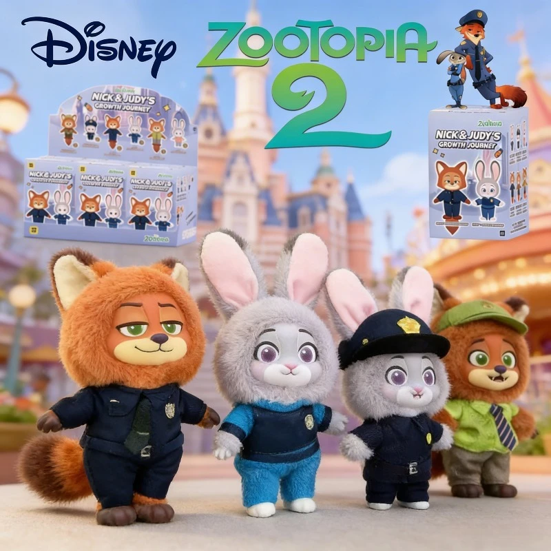 

НОВАЯ плюшевая слепая коробка Zootopia Judy & Nick - Коллекционная рождественская подарочная сумка-сюрприз, загадочная коробка