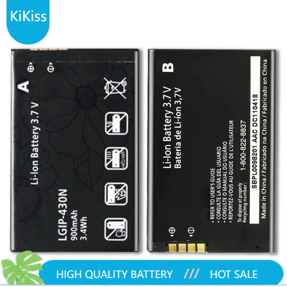 LGIP-430N Replacement Battery For LG Cookie Fresh GS290 GW300 LX290 LX370 LX370 LGIP 430N LGIP MT375 GM360 430N with Track Code