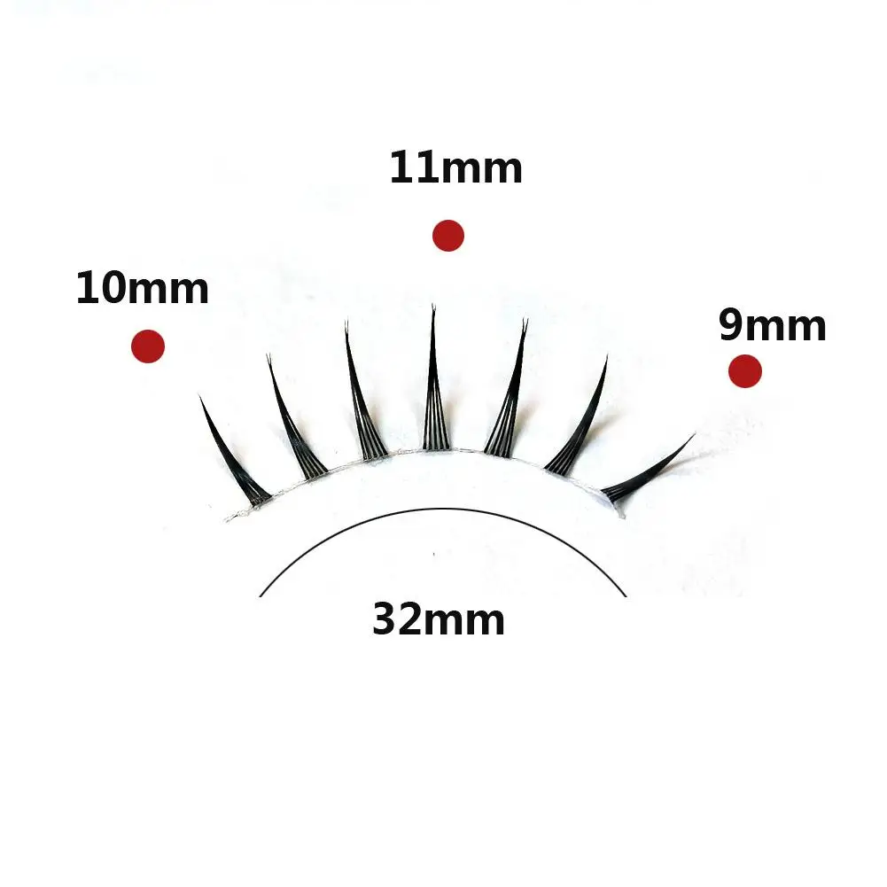 Valse wimpers Japanse stijl komische duivel transparante band Cos Cross Manga wimpers natuurlijke wimpers make-up accessoires