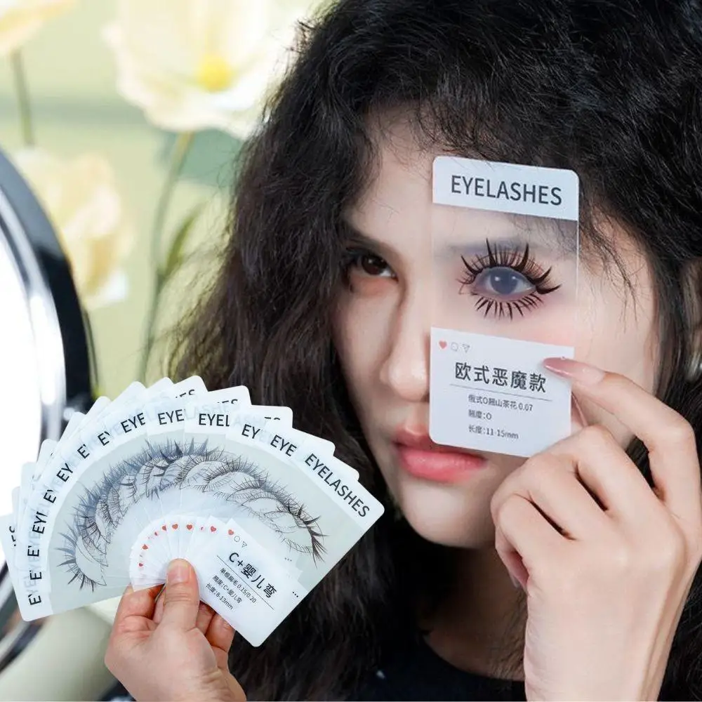 ชุดทดลองขนตาปลอม 12 ชิ้น สำหรับมืออาชีพ ใช้ทดลองแบบต่างๆ พร้อมแผ่นโชว์สไตล์ขนตา อุปกรณ์สำหรับต่อขนตาและเครื่องสำอาง