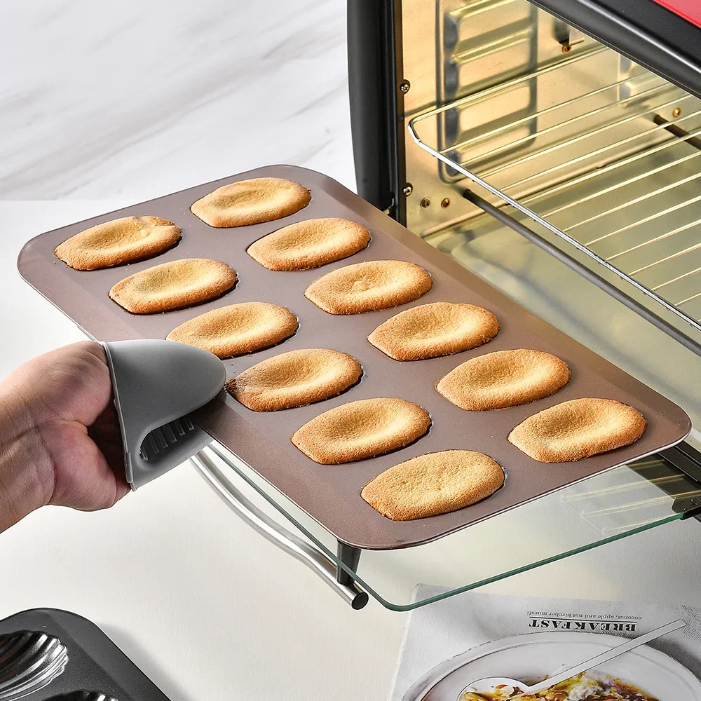 1Pc Stainless Steel Tin Mold Mini Cake Mold Madeleine Tray Madeleine Nonstic Cookie Pans Baking Tray Mould Tin Metal Biscuit Pan