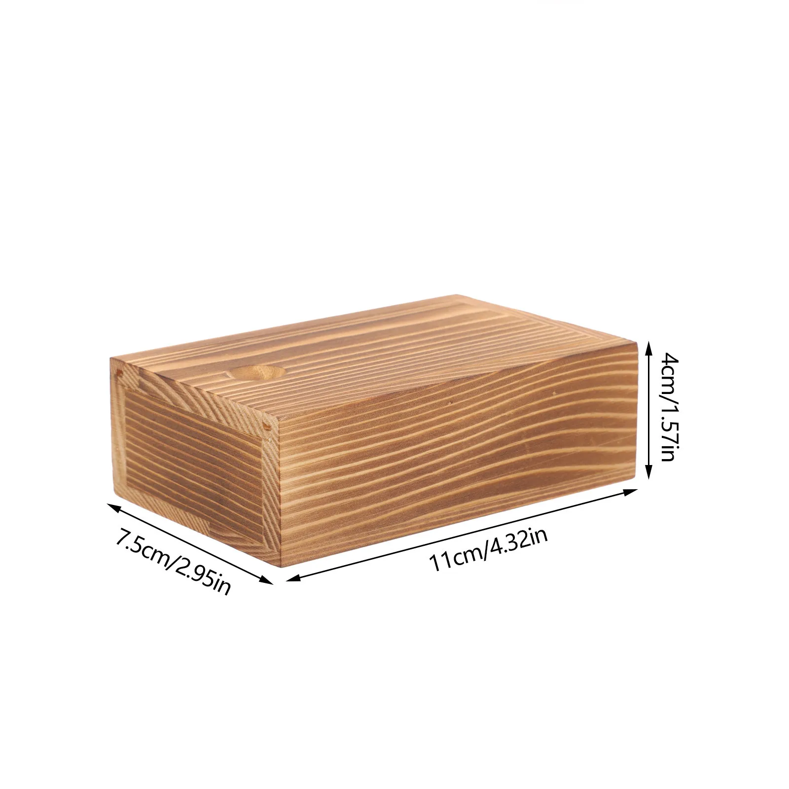 Wooden Jewelry Storage Box Small Wood Case For Earrings Necklaces Bracelets Organizer Trinket Container Desktop Jewelry