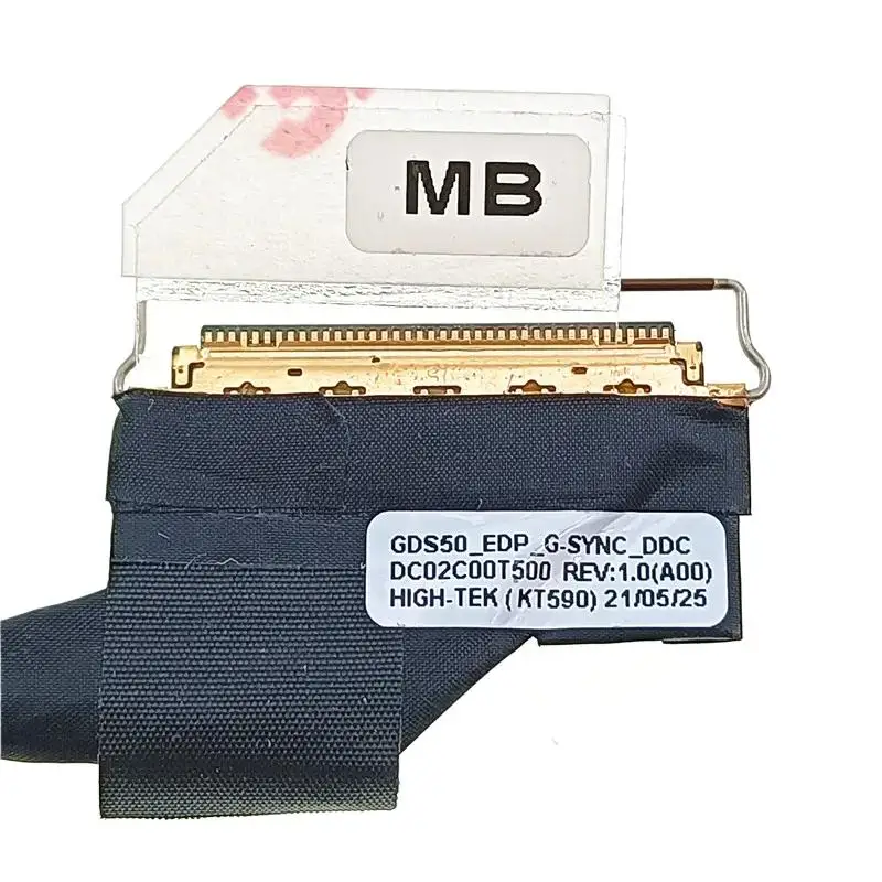 Replacement New Laptop LCD EDP Cable For DELL Alienware X15 R1 R2 GDS50 WITH G-SYNC DDC 0TCGM6 TCGM6 DC02C00T500