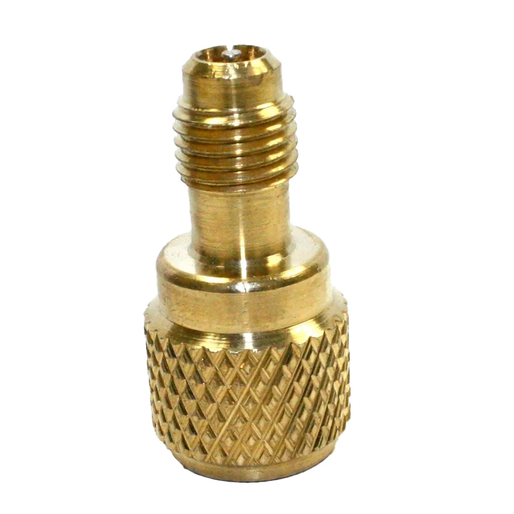 5/16 To 1/4 Adapter R410a Mini Split Adapter For AC Repair Brass Adapter Depressor Included High Universality Fitment