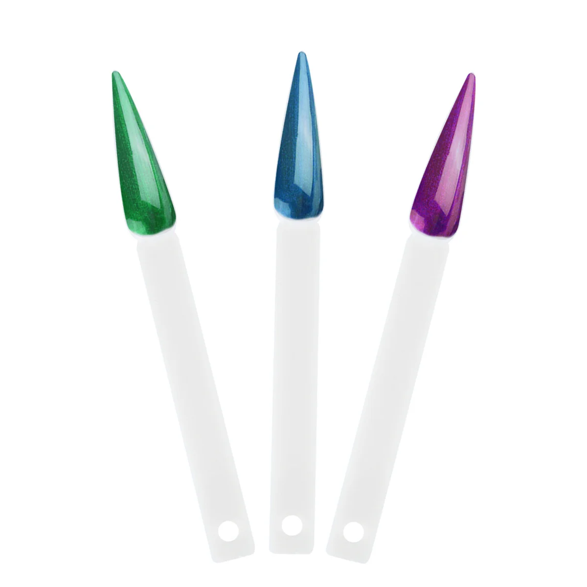 

2Sets Nail Display Color Plates Fan Shaped Practice Templates Excellent Nail Display Tips Wheel for Polish Art