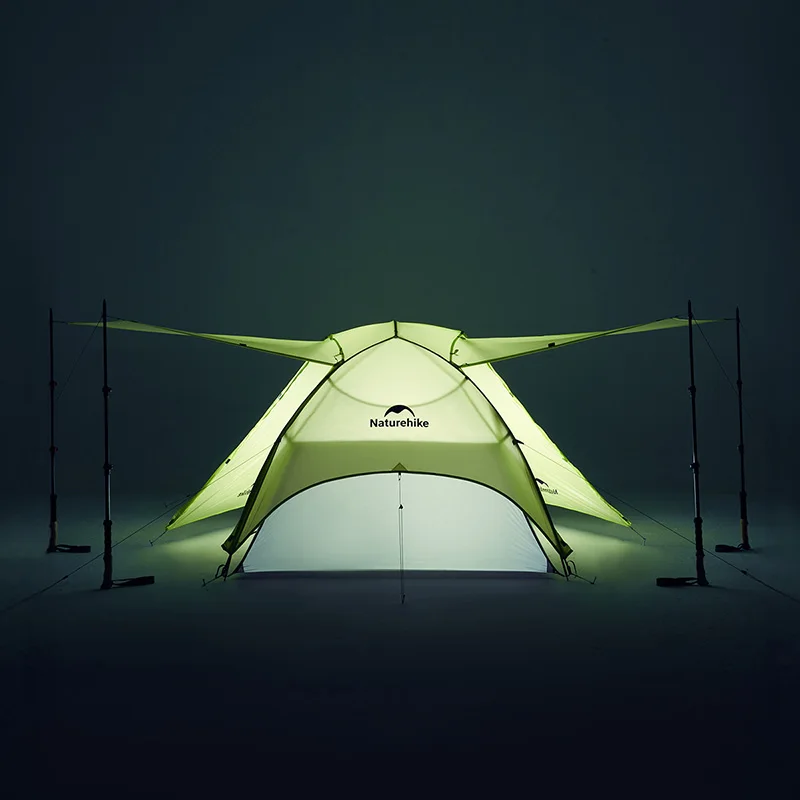 

Naturehike Star River EXT 2-Person Ultra-Light Hiking Tent Outdoor Camping with Large Open Sky Canvas Space