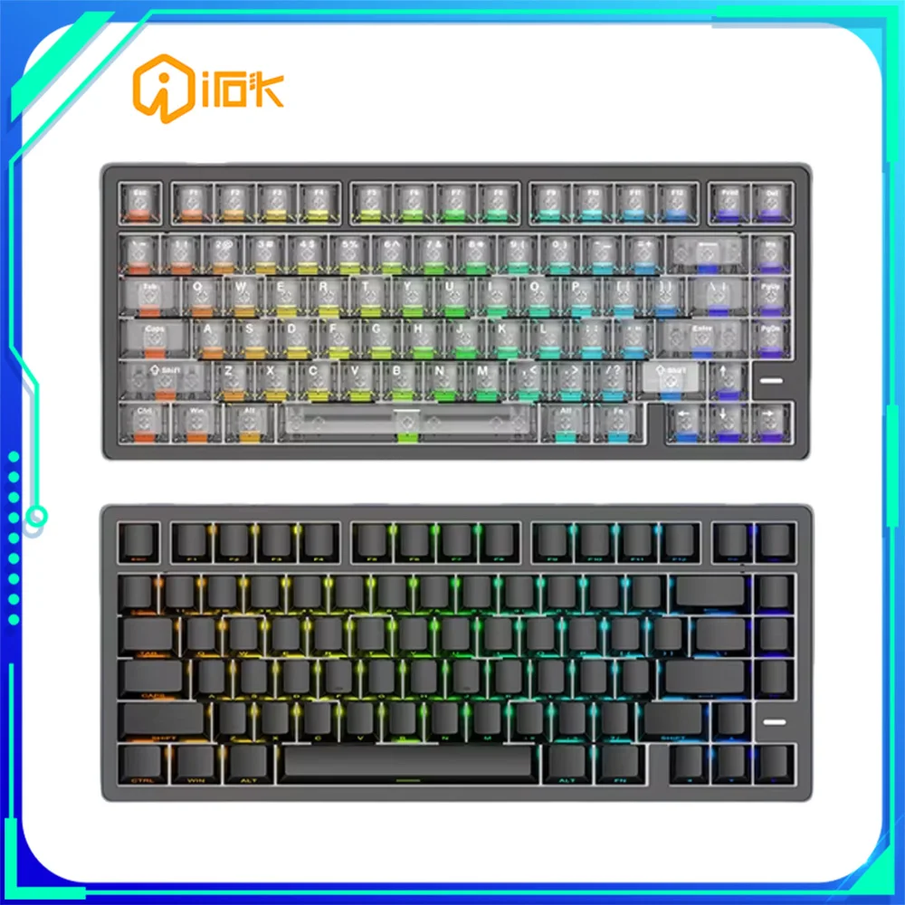 

Irok Mars75 Pro Keyboard Magnetic Switch 8K rgb Gasket Rt0.001mm Ergonomic 75% Gaming Keyboard New Generation Hall Sensor Gifts