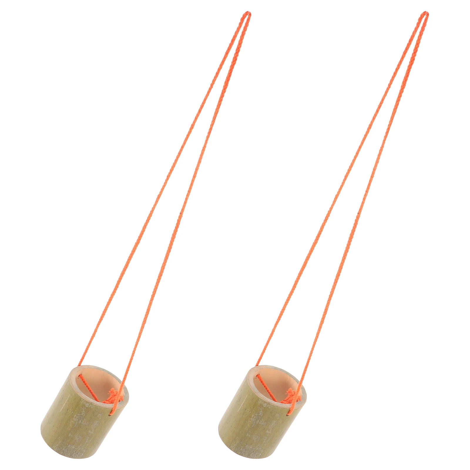 

2pcs Bamboo Stilts Bucket Walking Toys Kids Adults Balance Training Educational Parent Child Toy