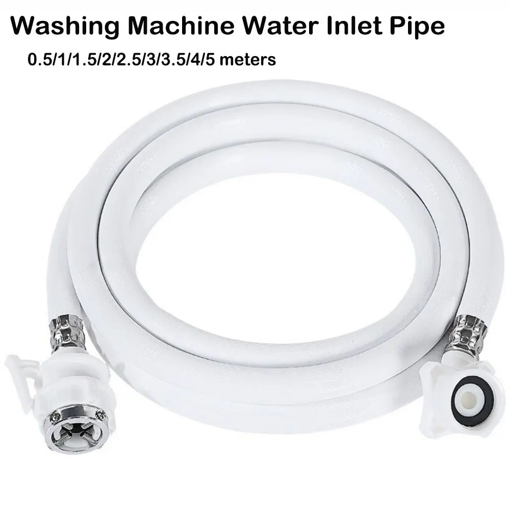 

Universal PVC Washing Machine Hose Portable Replacement Extension Tube Water Inlet Connection Faucet