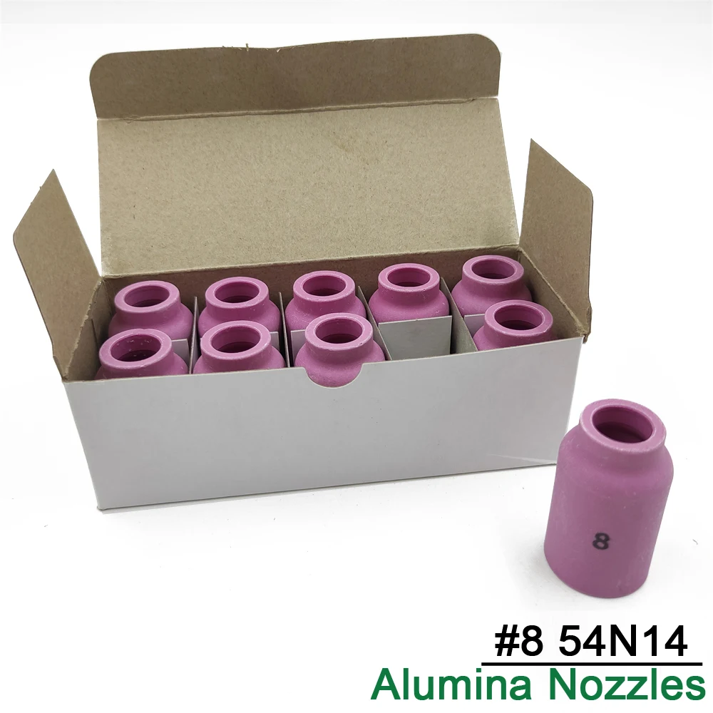 jinhu 42mm 54N14 54N15 54N16 54N17 54N18 Aluminiumoxid Keramik Düsen Für WIG WP17 18 26 Schweißen Taschenlampe Zubehör Verbrauchsmaterialien 8