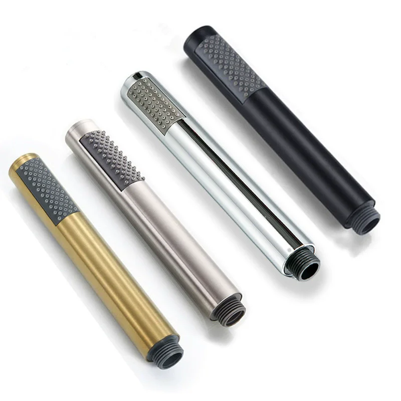 

Ручная насадка для душа из матового золота, сантехнический шланг, распылитель для туалетного биде, черная подставка для ручного душа, хромированная насадка для душа