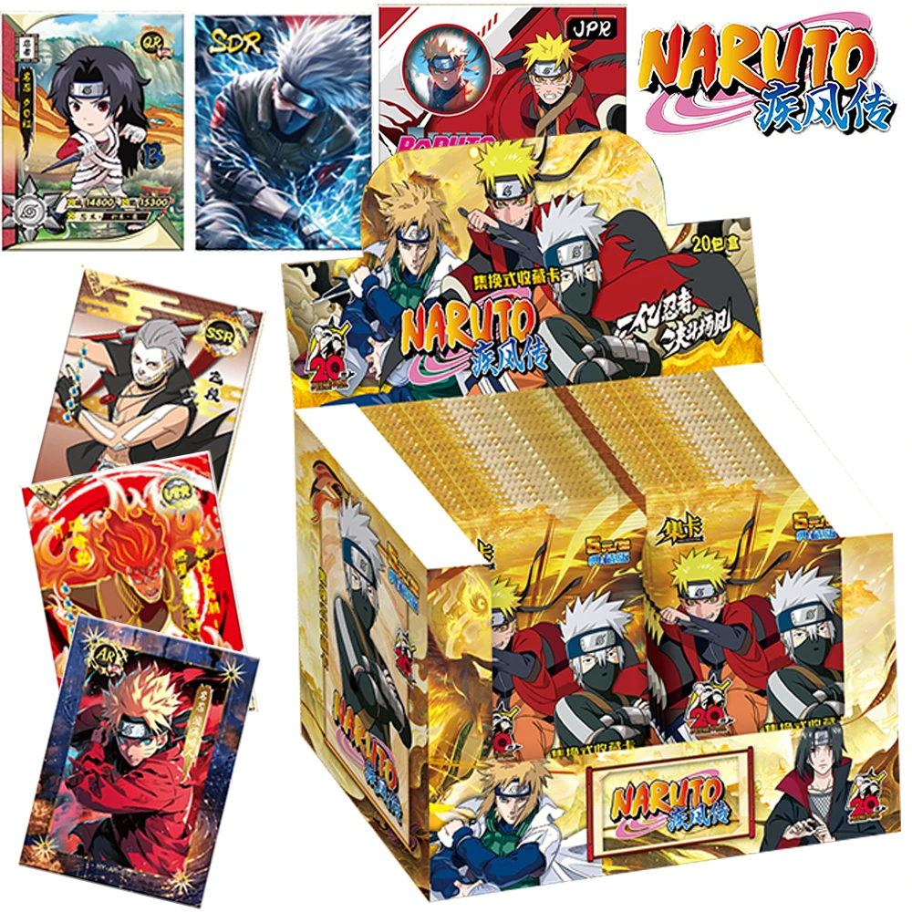 Genuine NARUTO Card For Children Battle Anime Jiraiya Orochimaru Senju Hashirama Limited Game Collection Card Family Table Toys