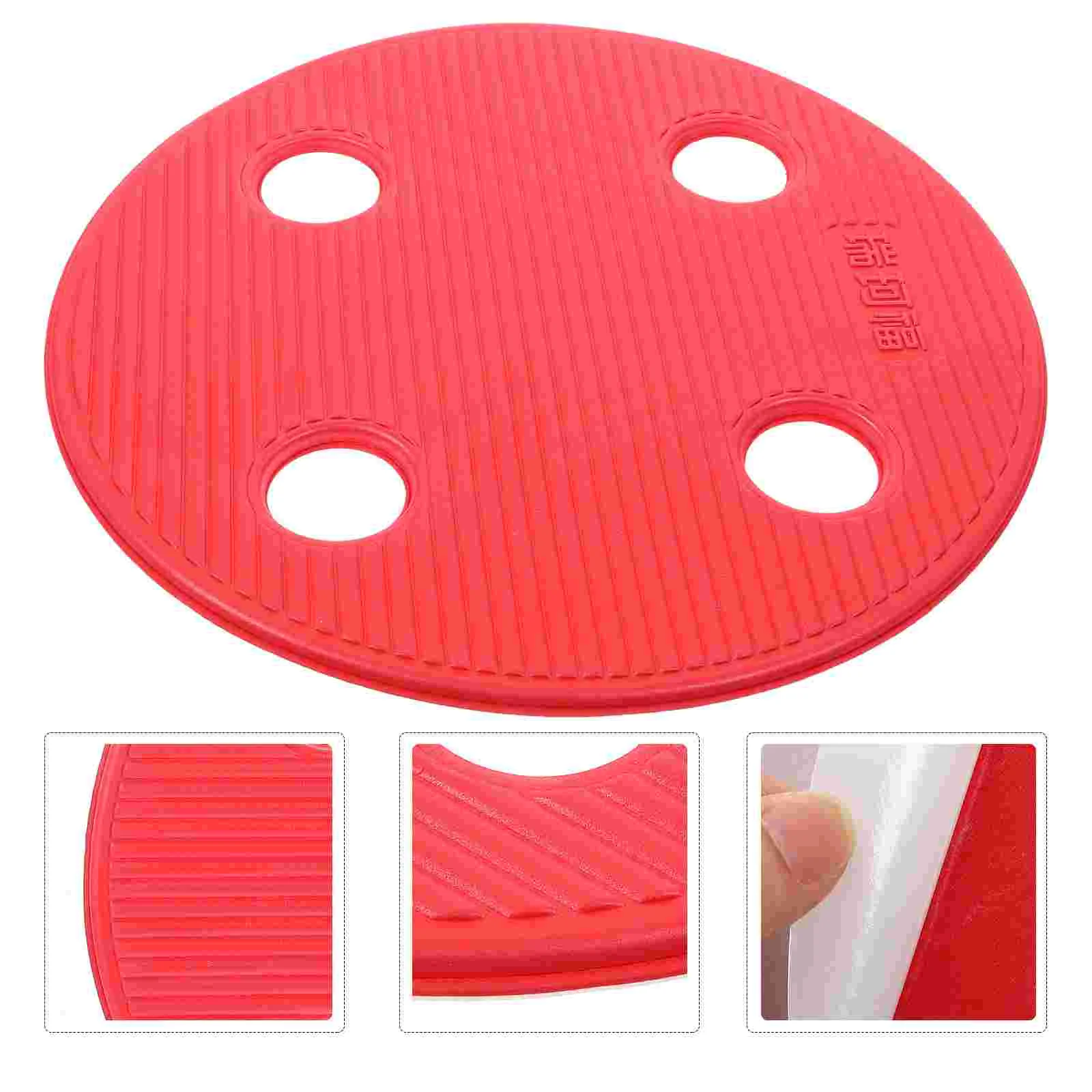

Bathroom Stool Cushion Seat Waterproof Bay Inflatable Chair Anti-slip Bench Pad Household