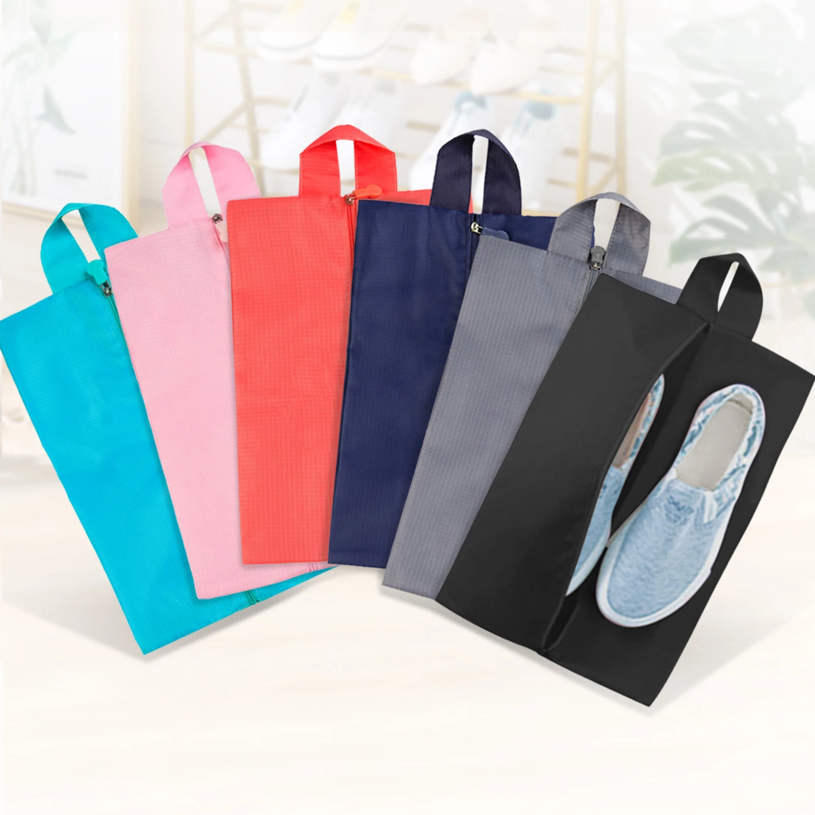 Schuhaufbewahrungstasche, verschiedene Taschen, Schuhtasche, Oxford-Stoff, Schuhtasche, Schuhverpackungstasche, Reise-Schuhtasche