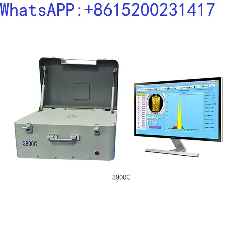 Fluorescence spectroscopy gold analyzer, precious metal element detector, platinum gold silver copper gold content analyzer