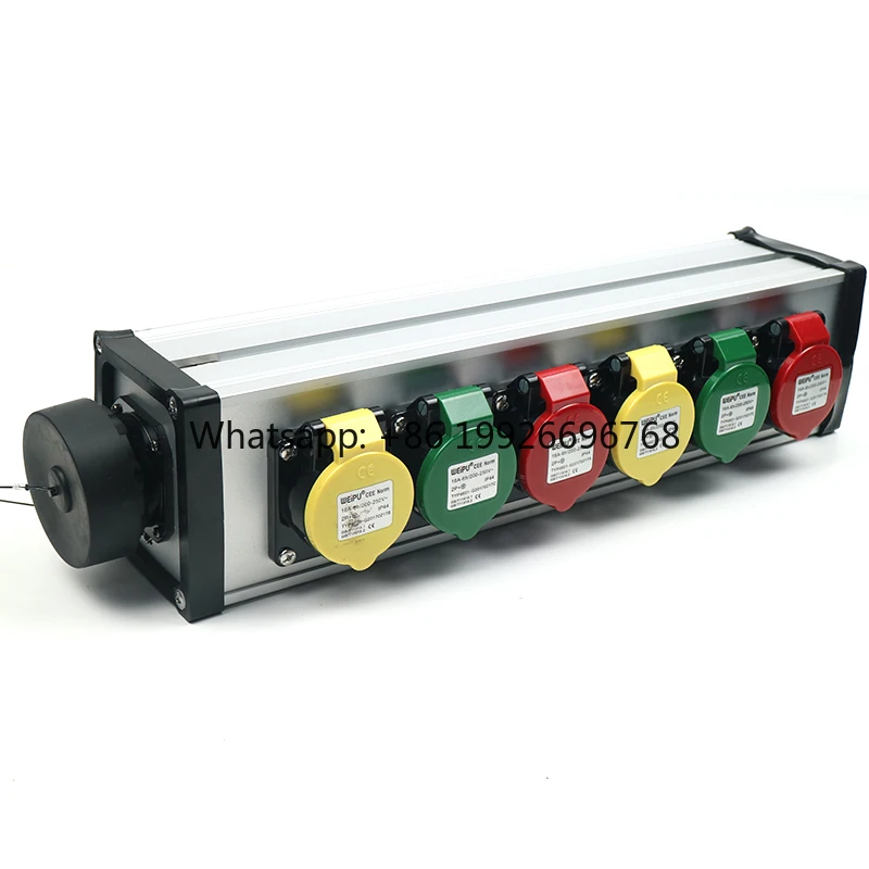 

Stage Light Distribution Box Power Distribution Box for Light Portable DJ Equipment Lighting Electrical Power Distribution Box