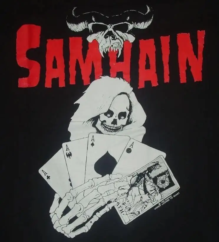 Inspired Samhain Band Tee Shirt Short Sleeve Black Unisex Size S-234XL AH02