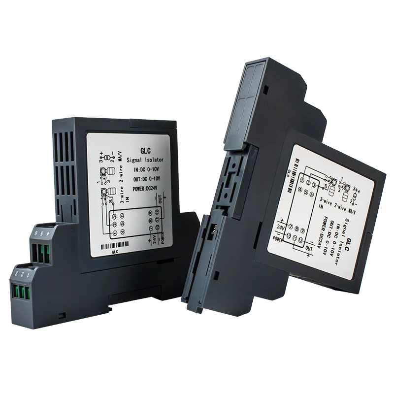 DC Galvanic Signal Isolator 4-20mA 0-10V 0-5V 1-5V to 0-75mV Signal Converter 1 In 1 Out 2 In 2 Out DIN Rail Signal Transmitter