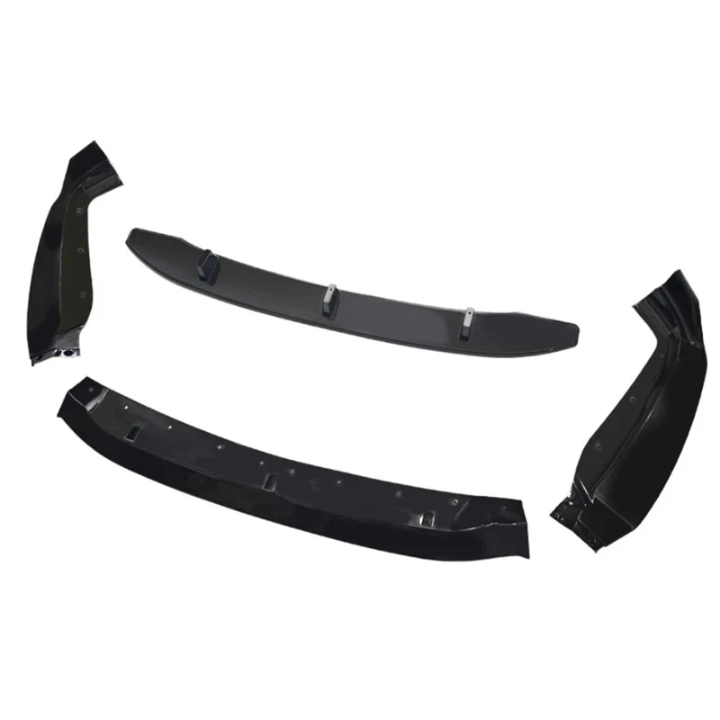 

r Diffuser glossy black Front lip chin body kit